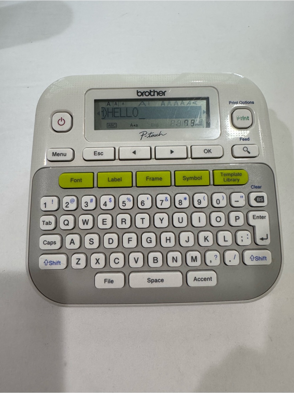 Brother P-touch PT-D210 Label Maker Tested & Working